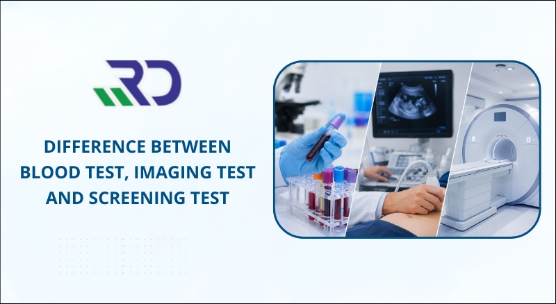 Difference Between Blood Test, Imaging Test & Screening Test